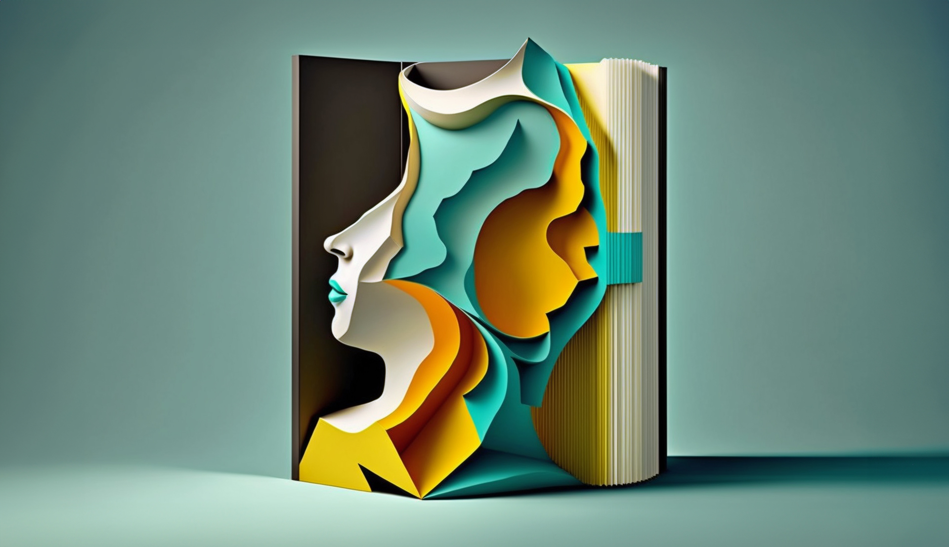 Das Bild zeigt ein Buch mit Gesicht - eine Analogie zu Facebook, einem Social Media Kanal, den Bürgermeister gemäss einer Studie oft nutzen.