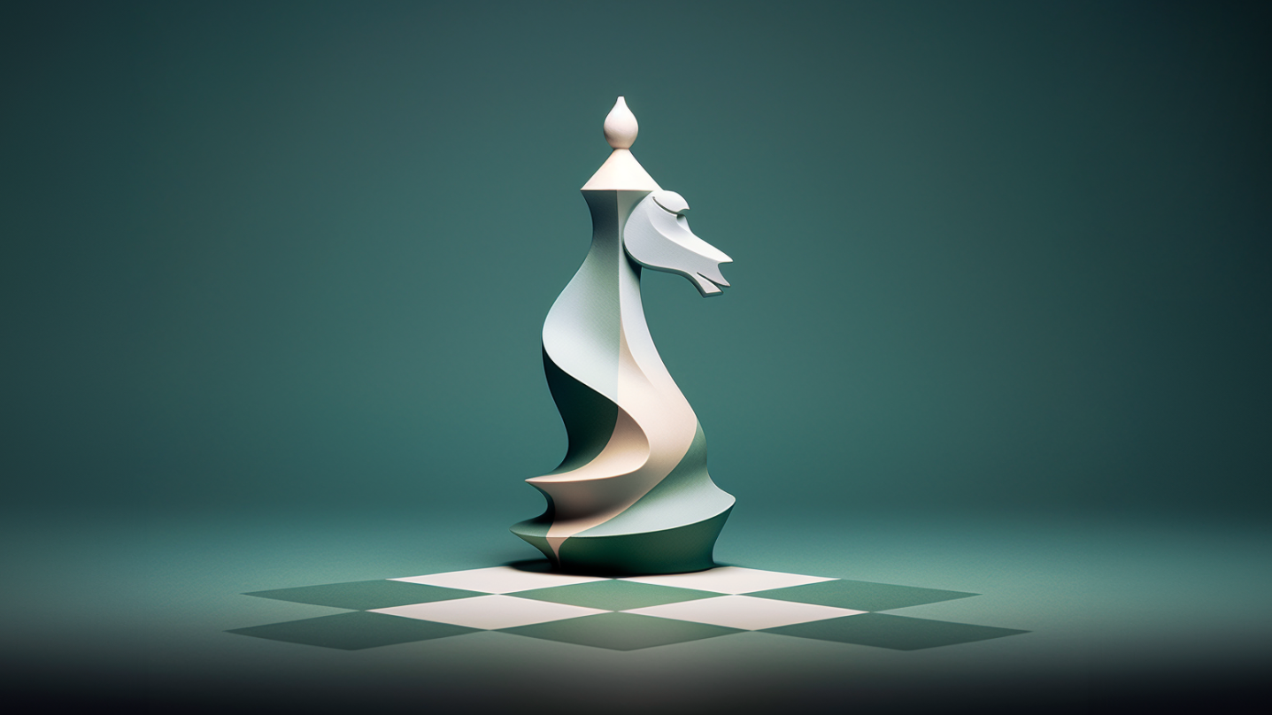 Das Bild zeigt eine Schachfigur - ein Symbol für strategisches Geschick, das auch in der Kommunikation von Gemeinden vorteilhaft ist.