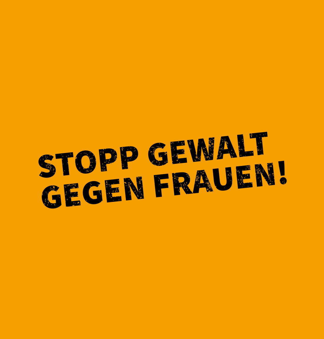 Kampagnensignet Stopp Gewalt gegen Frauen
